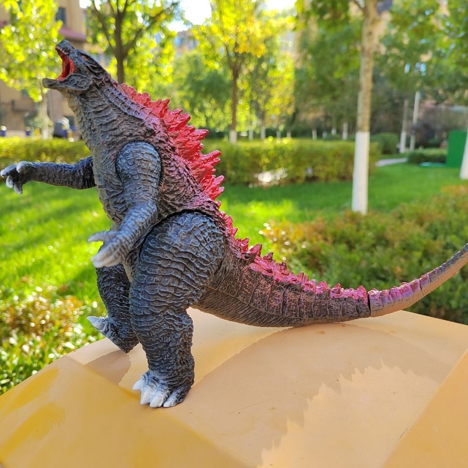 Mô Hình Godzilla King Kong Bằng Cao Su Mềm Hình Đầu Lâu Bò Sát