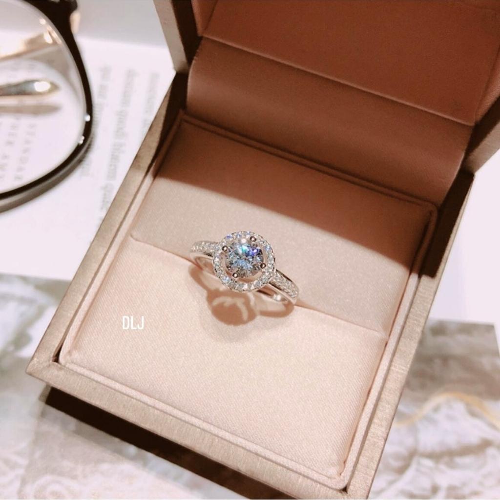 Bộ dây chuyền - Lắc tay - Nhẫn và bông tai mặt đá tròn, chuẩn bạc 925 cao cấp không đen xỉn - Anchi jewelry.