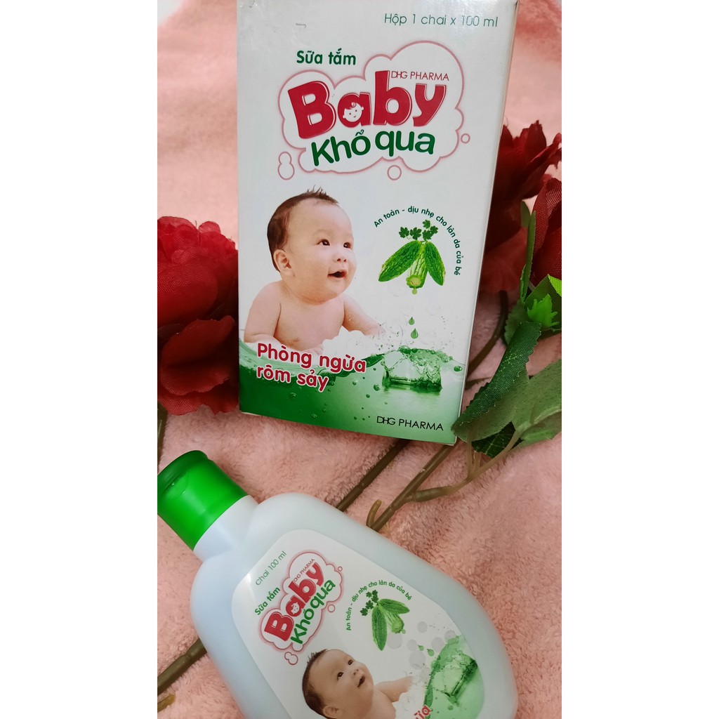 Sữa Tắm Rôm sẩy  Baby Khổ Qua 100ml