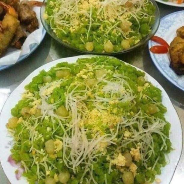 Cốm dẹp xanh làm chả,chiên tôm,làm bánh, nấu xôi,kem...