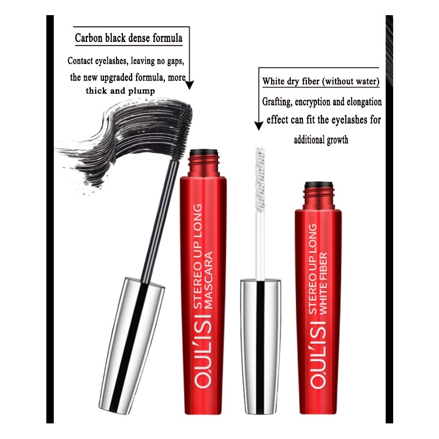 Set 2 Mascara Trang Điểm Lông Mi Chống Nước