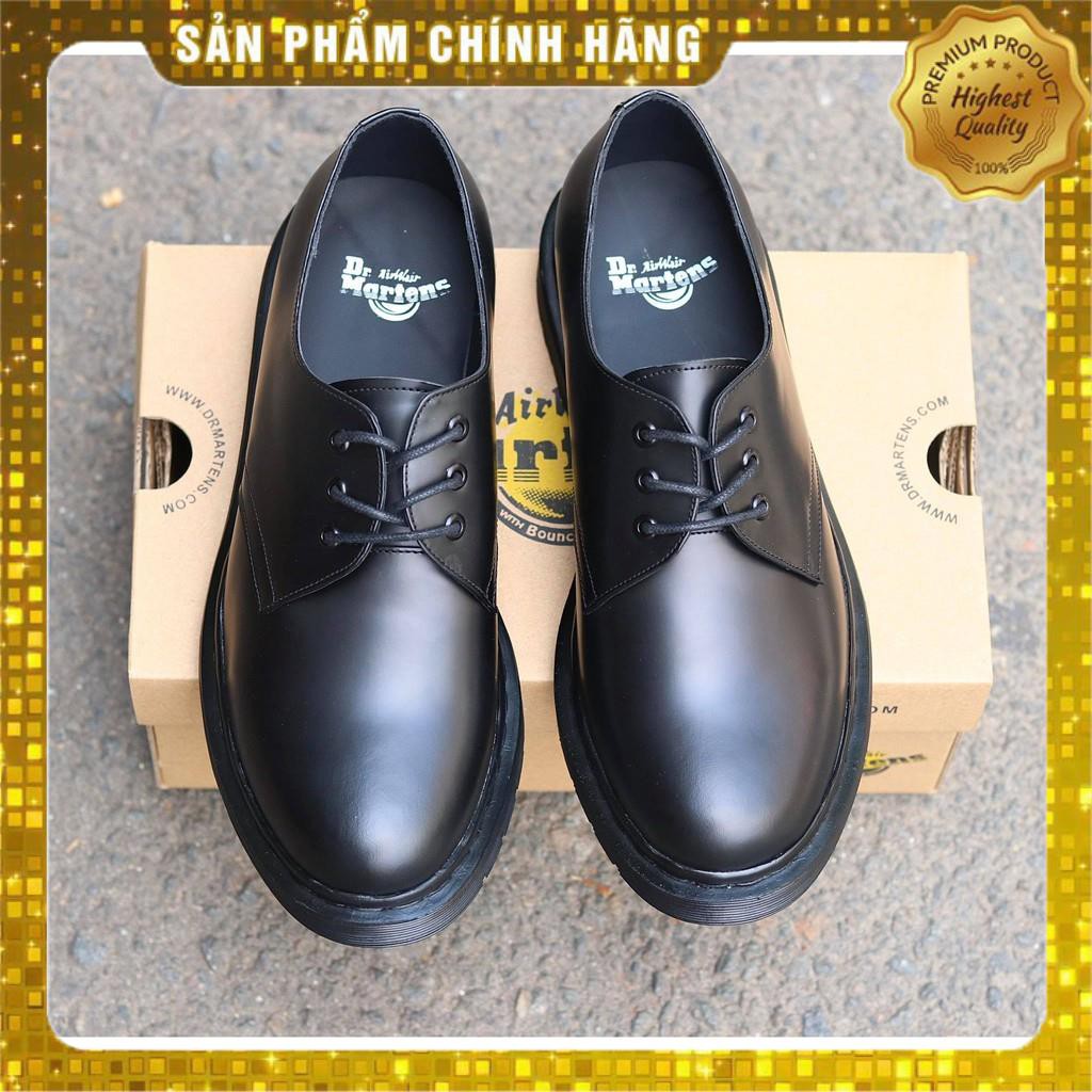 [Hàng Chính Hãng - Free Ship] Dr.Martens 1461 Mono Full Blacks