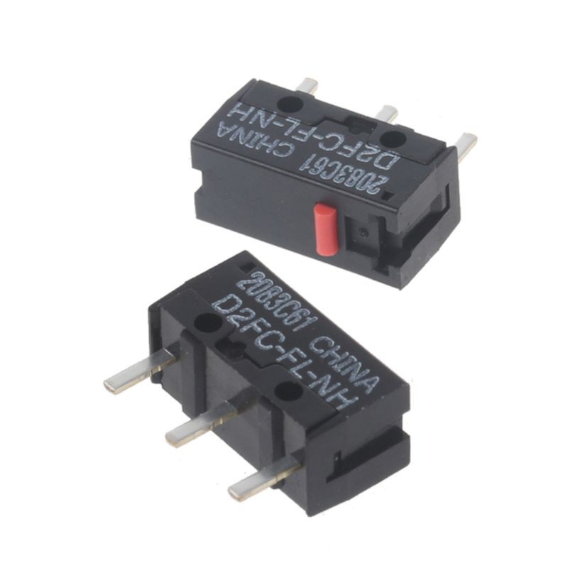 2Pcs Original OMRON D2FC-FL-NH   Classic Mouse Micro Switch 10 Million Times lifetime6/4