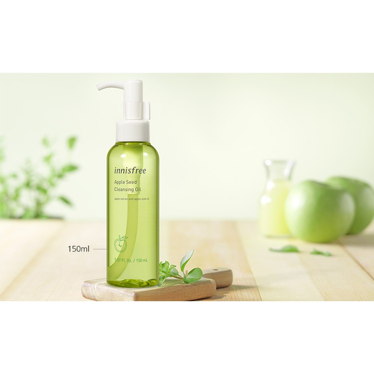 Dầu Tẩy Trang Chiết Xuất Tinh Chất Hạt Táo Xanh Innisfree Apple Seed Cleansing Oil 150ml