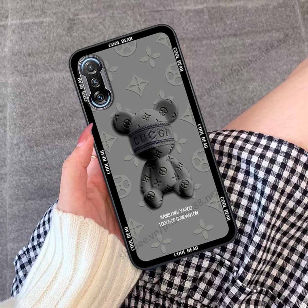 Ốp Xiaomi Redmi K30 / Redmi K30 5G bear, k@ws thương hiệu phong cách ốp lưng thời trang cao cấp