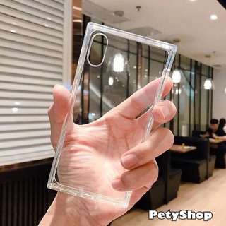 Ốp dẻo trong vuông iPhone 7Plus/8Plus/X/XS/XSMAX