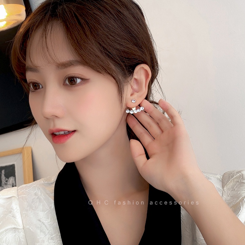 Đôi Khuyên Tai Đính Đá Thời Trang Cho Nữ