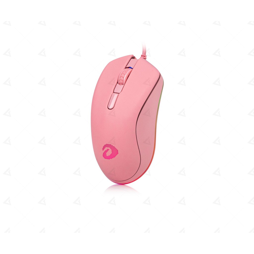 Chuột Gaming DAREU EM908 Pink (LED RGB, BRAVO sensor)