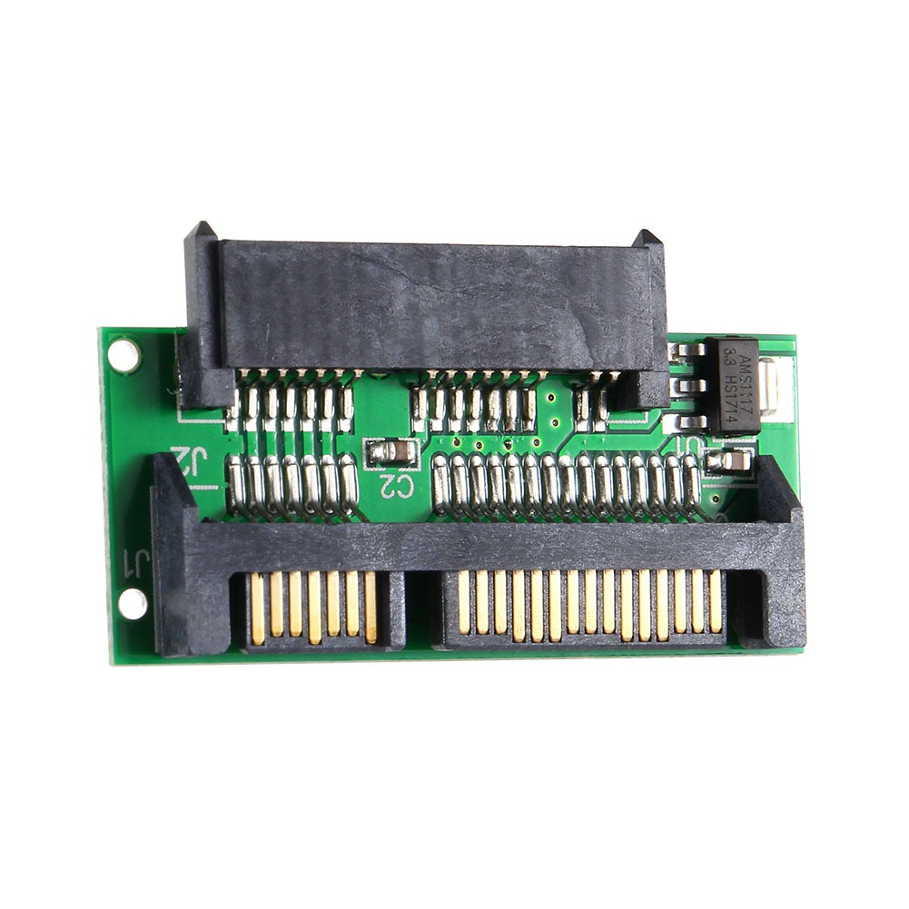Thẻ chuyển đổi MSATA SATA Mini Micro 1.8 Inch sang giao diện Sata 2.5Inch 7+15 chấu | BigBuy360 - bigbuy360.vn