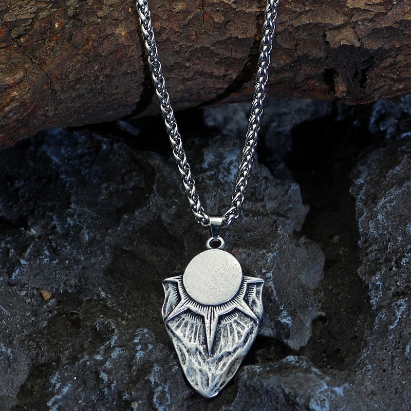 Vòng cổ Thép Không Gỉ Đính Đá Mắt Quỷ Thời Trang