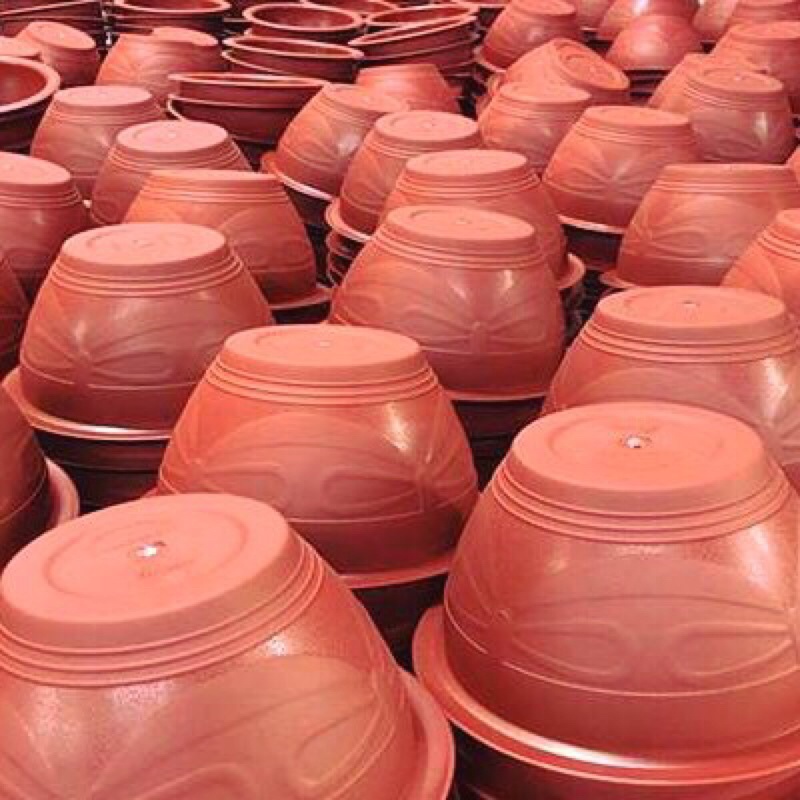 Chậu tròn T58  không khoan lỗ các màu trồng cây, trồng sen, trồng súng, hàng sẵn kho