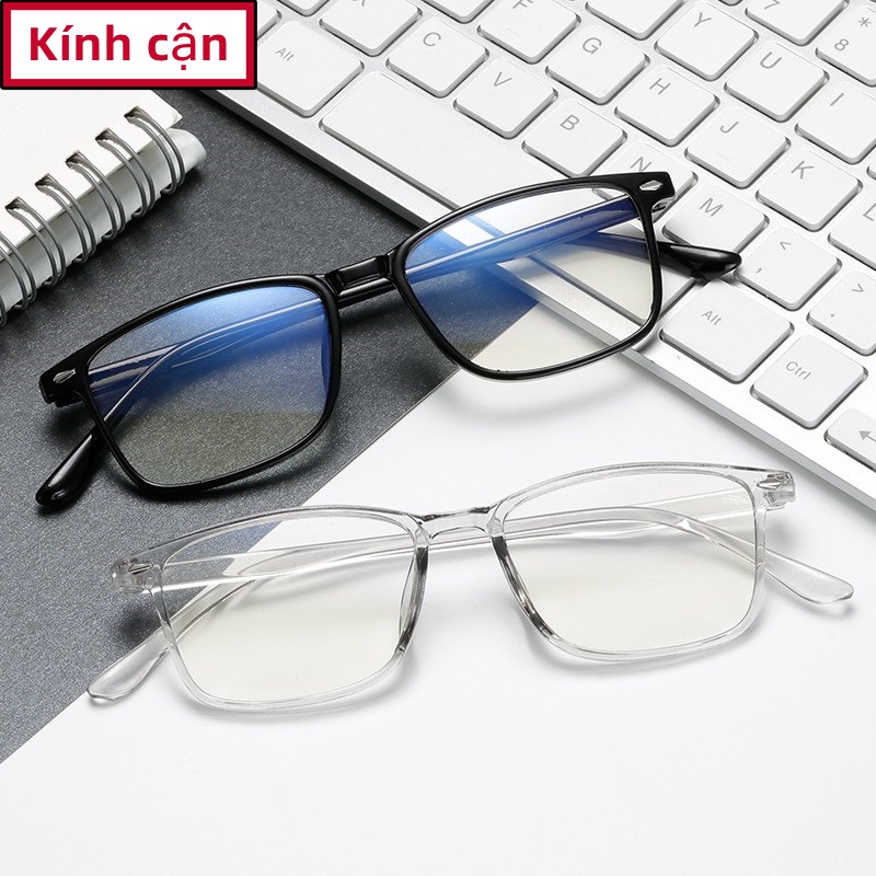 Kính cận hot nhất 2022, tròng TR90 đập không méo bẻ không vỡ, chống bức xạ ánh sáng xanh mã H806.1