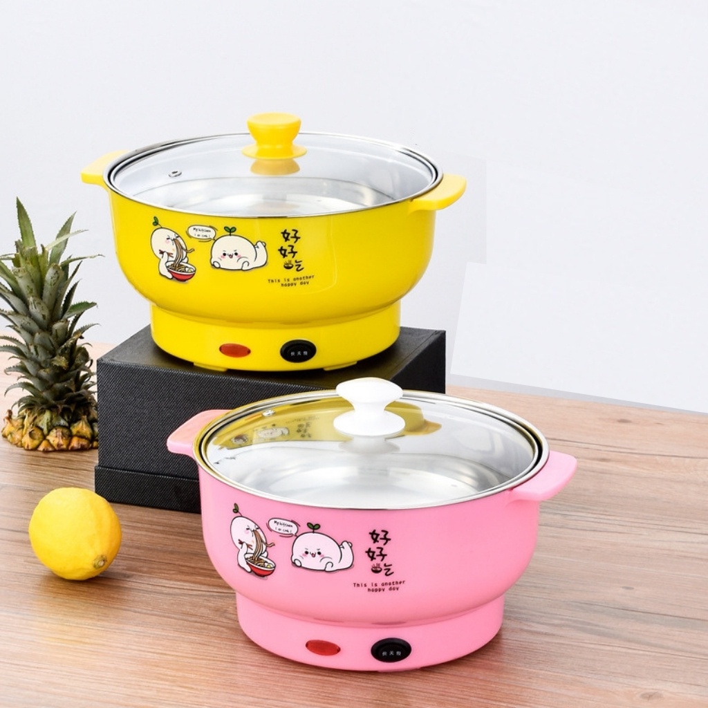 Nồi Lẩu Điện Đa Năng - Nồi Lẩu Mini Size 28cm Công Suất Mạnh