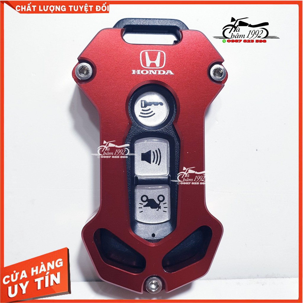 Ốp Chìa Khóa Smartkey 3 Nút  Mẫu (Honda) Dành Cho SH, SH Mode, PCX, Cub 125 (Tặng Kèm Lục Giác)