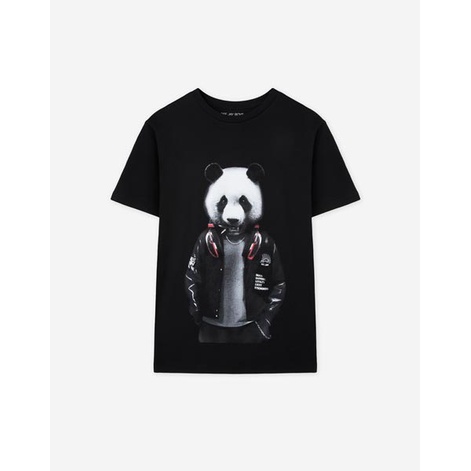Áo phông bé trai cotton hình động vật