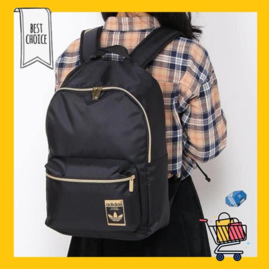 Ba Lô Đen Viền Khóa Gold [HÌNH THẬT] Classic Backpack