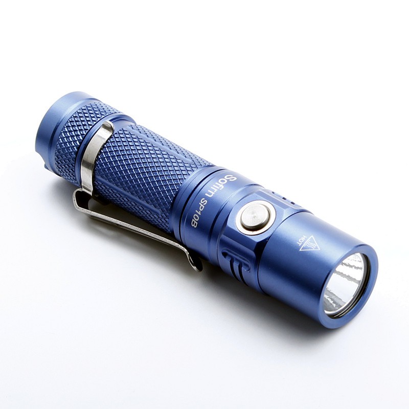 Đèn pin siêu sáng Sofirn SP10S 14500 800lm LH351D LED Flashlight mini torch powered by 14500 or AA battery