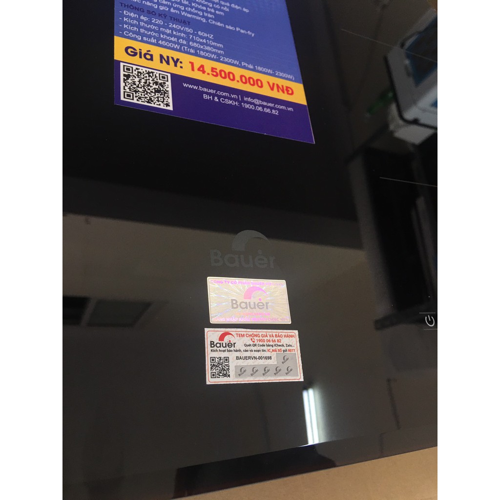 Bếp từ đôi BAUER BE 366SA  Bếp nhập khẩu Malaysia | Bảo hành chính hãng 3 năm