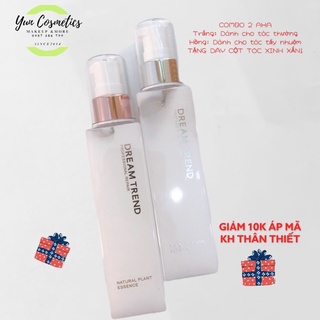 COMBO DƯỠNG TÓC SUÔN MƯỢT DREAM TREND AHA 150ml CHAI TRẮNG VÀ HỒNG