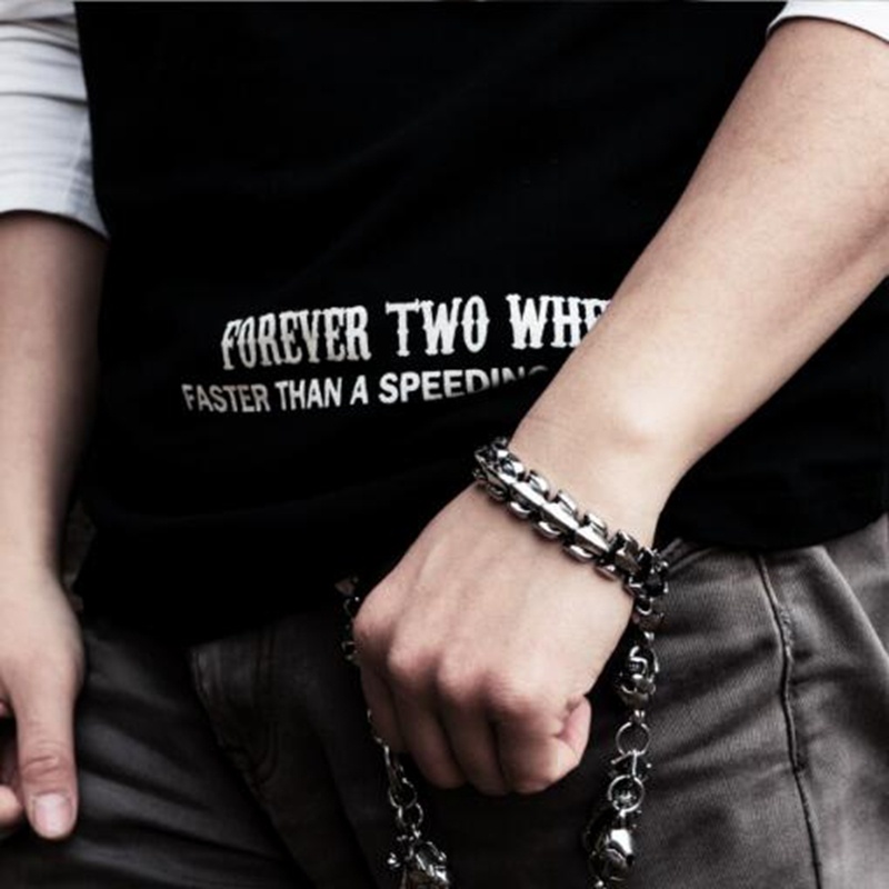 Vòng Tay Kim Loại Thời Trang Cho Nam 20cm