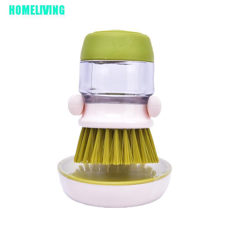 1 Bàn Chải Rửa Chén / Xà Phòng Có Thể Bơm Đầy Lại
