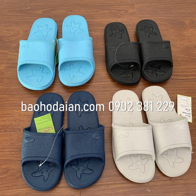 Dép nhựa PVC quai ngang nam nữ VAC PA037