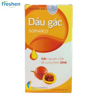 [Mã COSDAY -50K đơn 150K] DẦU GẤC ISOPHARCO– GẤC NGUYÊN CHẤT BỔ SUNG THÊM DHA