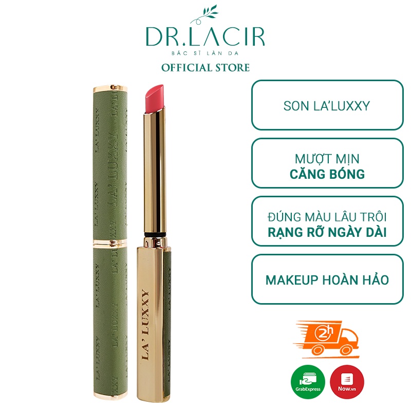 Son Lạnh La'Luxxy DR.LACIR Nhiều màu sắc ,Không Thâm Môi - Hộp 30g DR71