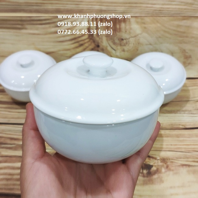 Thố đựng súp sứ Minh Long - thố đựng súp gốm sứ Minh Long