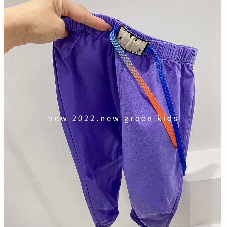 [Babycat Hàng Có Sẵn Quần Dài Vừa Phong Cách Hàn Quốc Nhật Bản Thời Trang Mùa Hè Kích Thước Nhỏ Phong Cách Hàn Quốc Dành Cho Bé Trai