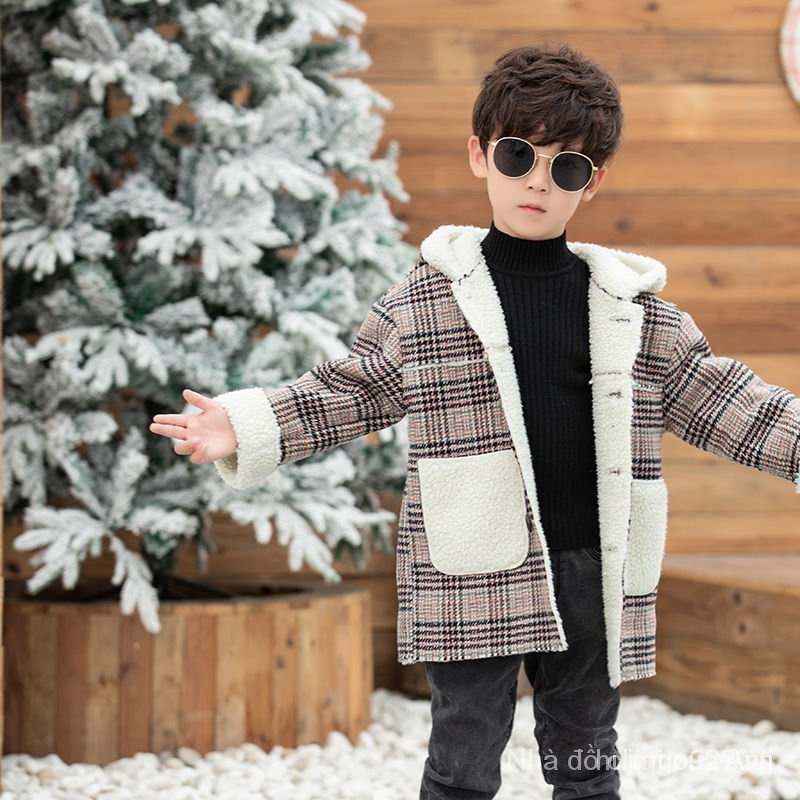 Long Sleeve Jacket With Fashionable Hats For Boys