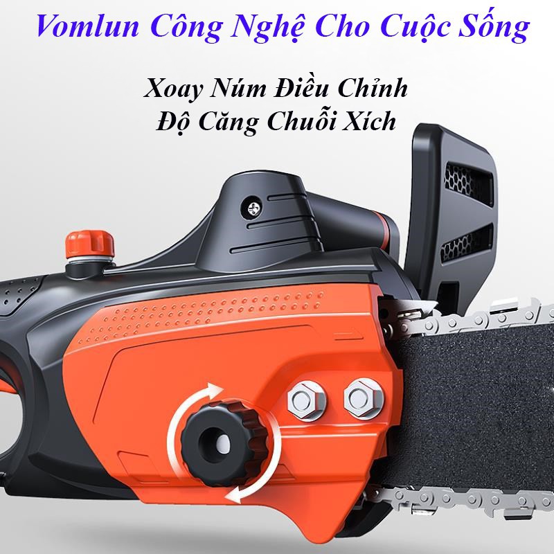 Máy cưa xích điện cầm tay 2000W mini Cưa Gỗ Làm Vườn- Máy cưa sích Giá Rẻ