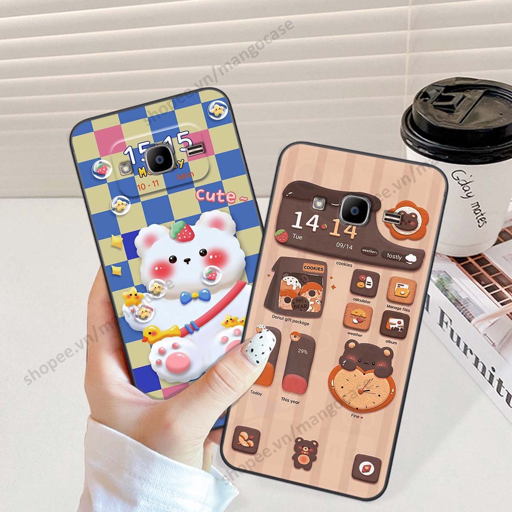 Ốp lưng Samsung J2 Prime hình gấu, thỏ, đồng hồ cute dễ thương