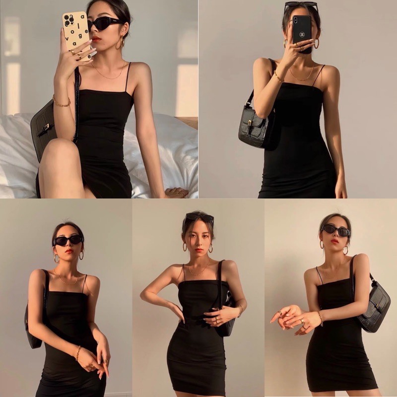 Váy body sợi bún chất dày