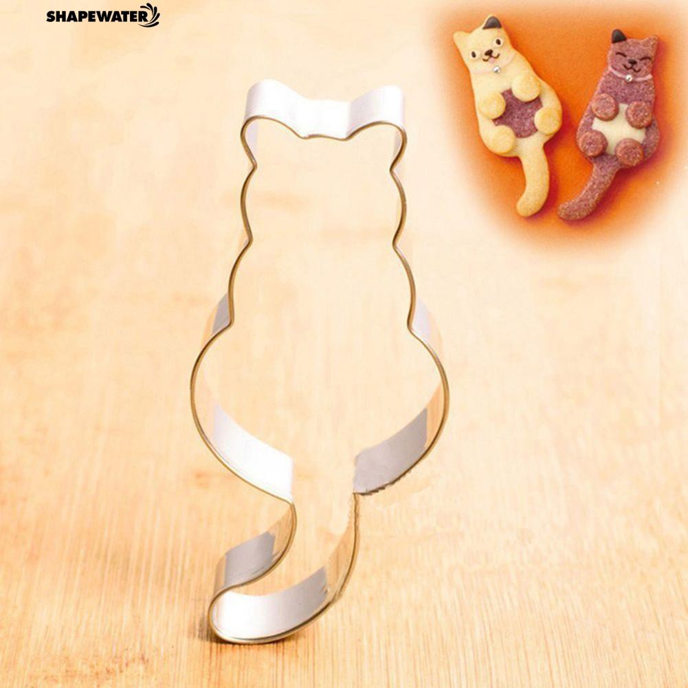 Khuôn Làm Bánh Quy, Sô Cô La Hình Con Mèo Được Làm Từ Thép Không Gỉ