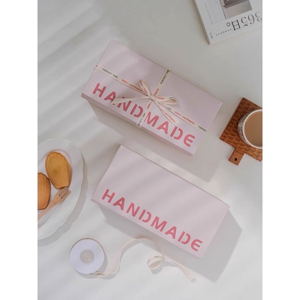 Hộp Giấy Chia Ngăn Handmade Hồng