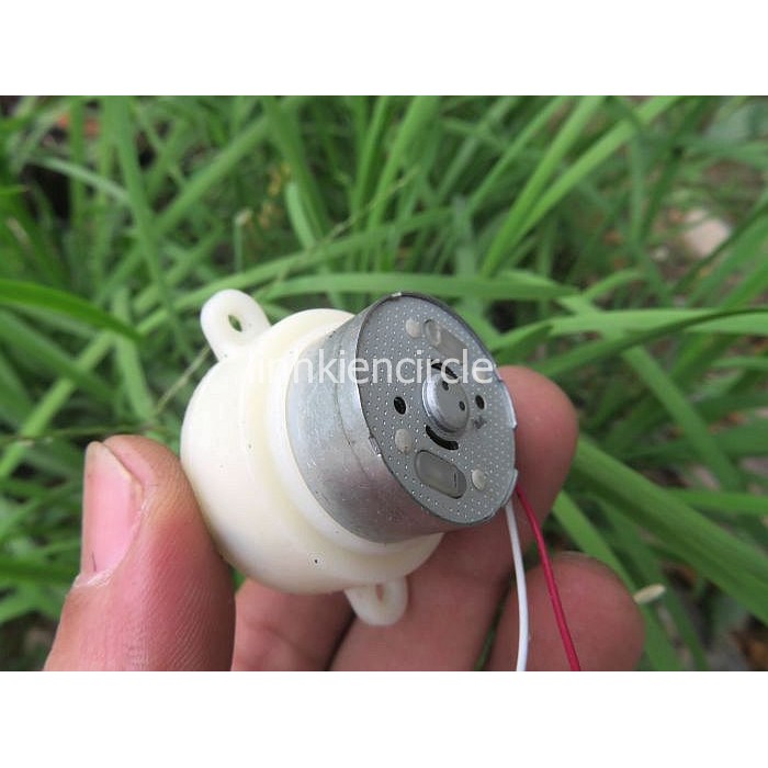 Motor giảm tốc mini 300 12V kèm tay đòn tốc độ 50-60 RPM - LK0299