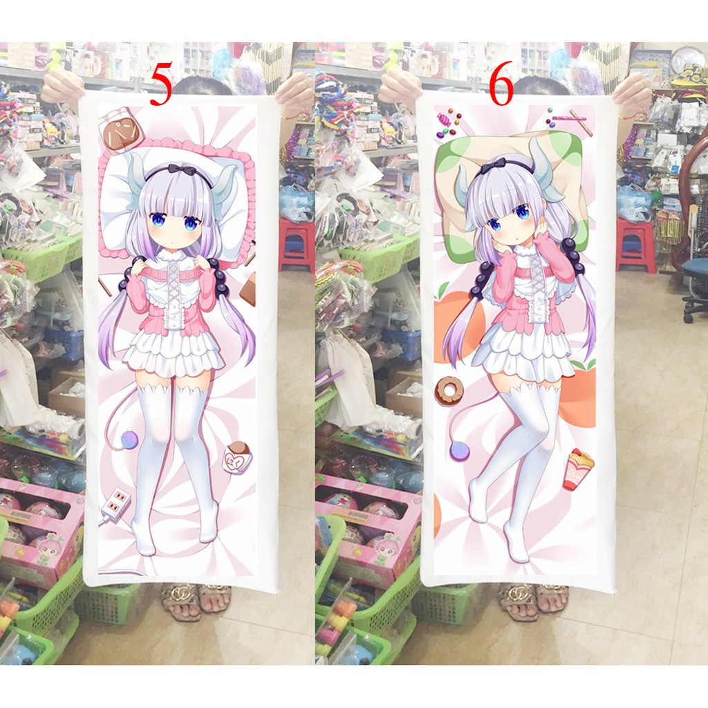 Gối ôm dài Gối ngủ anime Kanna Kamui - Miss Kobayashi Dragon Maid có ruột bông