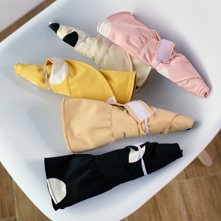 Mũ Rộng Vành Chấm Bi Xinh Xắn Phong Cách Hàn Quốc Cho Bé