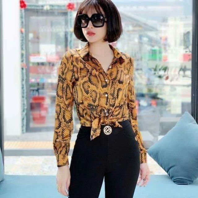 Sơ mi họa tiết
