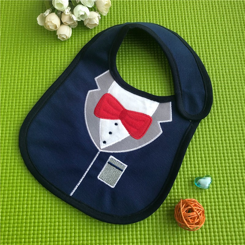 Yếm cotton 3 lớp chống thấm nước dễ dàng vệ sinh chuyên dụng cho bé