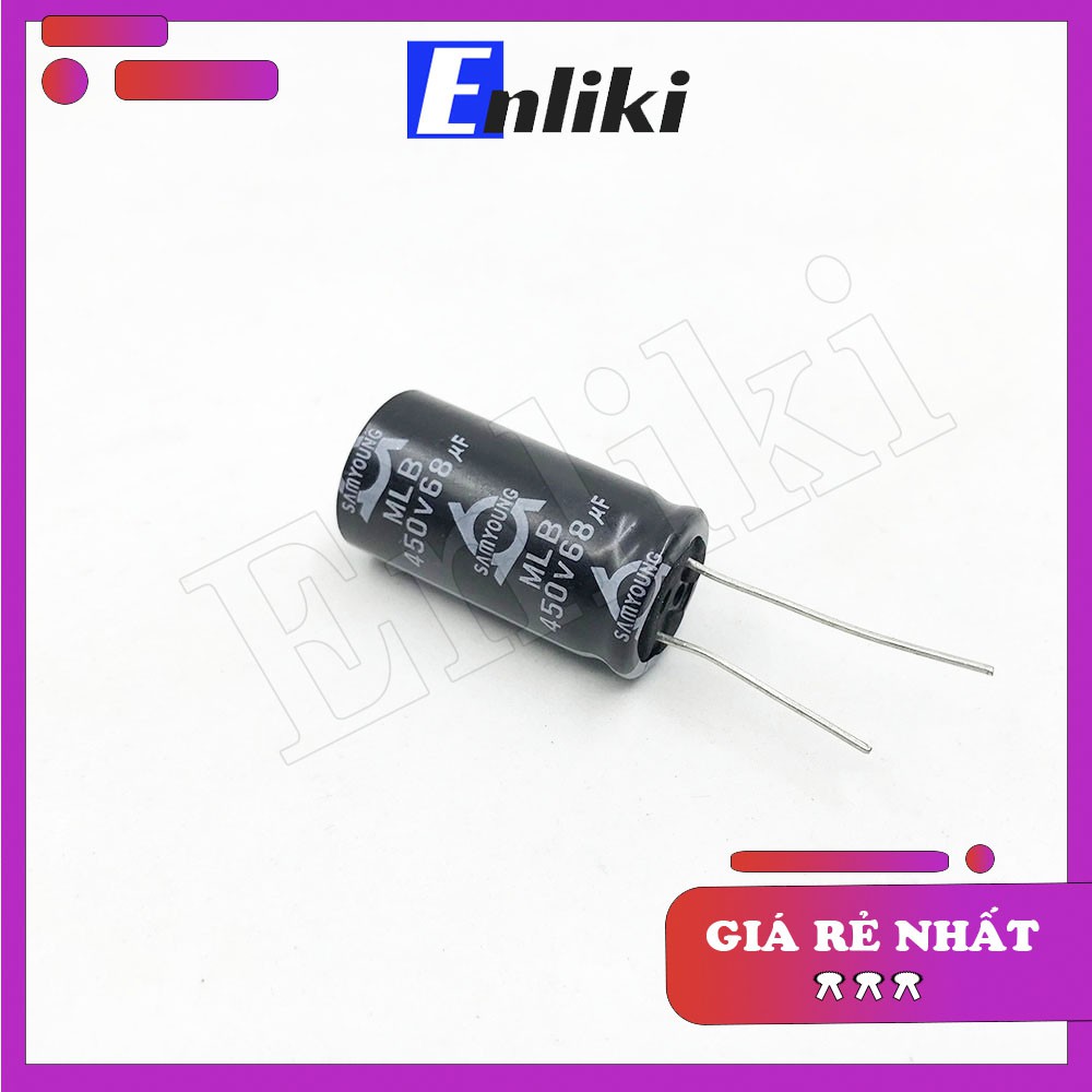 [Mã ELHACE giảm 4% đơn 300K] Tụ 68uF SAMYOUNG 450V (18x30mm)