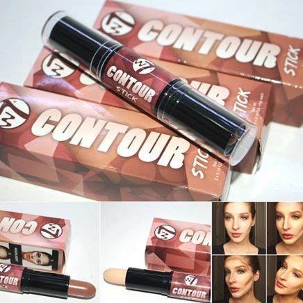 Tạo Khối 2 Đầu Sáng Tối Dạng Thỏi W7 Highlight And Contour Stick