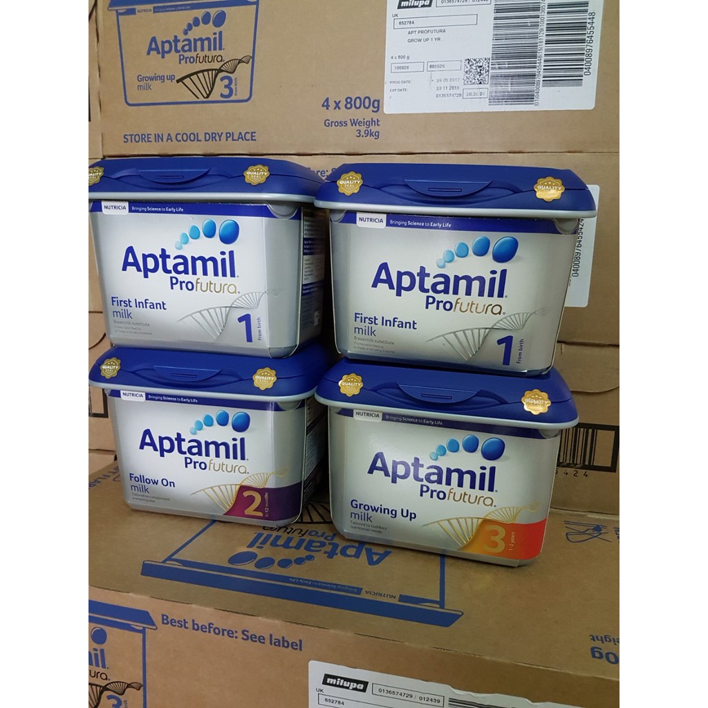 Sữa Aptamil Bạc Anh số 1,2,3