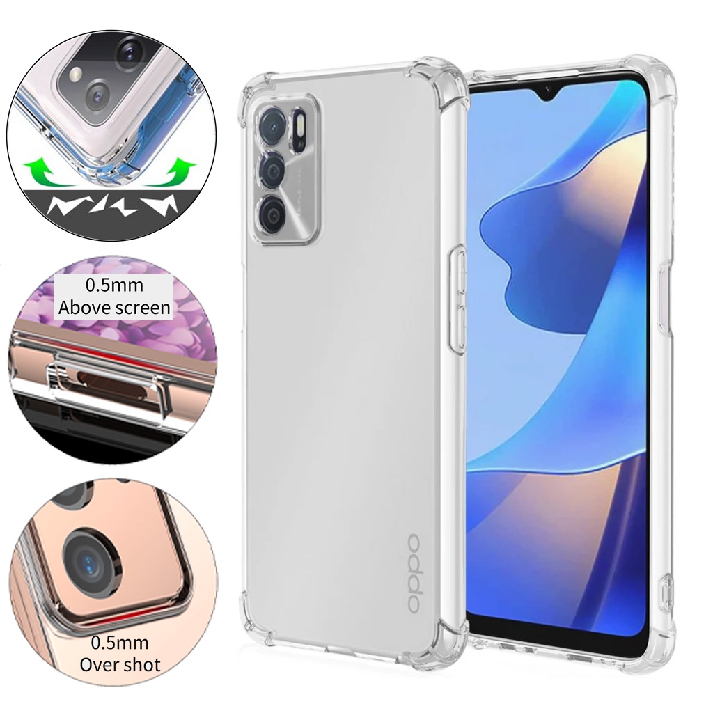 Ốp lưng oppo A55 4G A96 A57 A76 A54 A74 A53 A32 A32 A12 A5s A7 A33 A52 A72 A92 A9 2020 A5 2020 F9 F11Pro Trong suốt