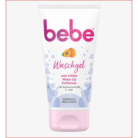 Sữa rửa mặt kèm tẩy trang Bebe  cho da thường và hỗn hợp, hàng Đức