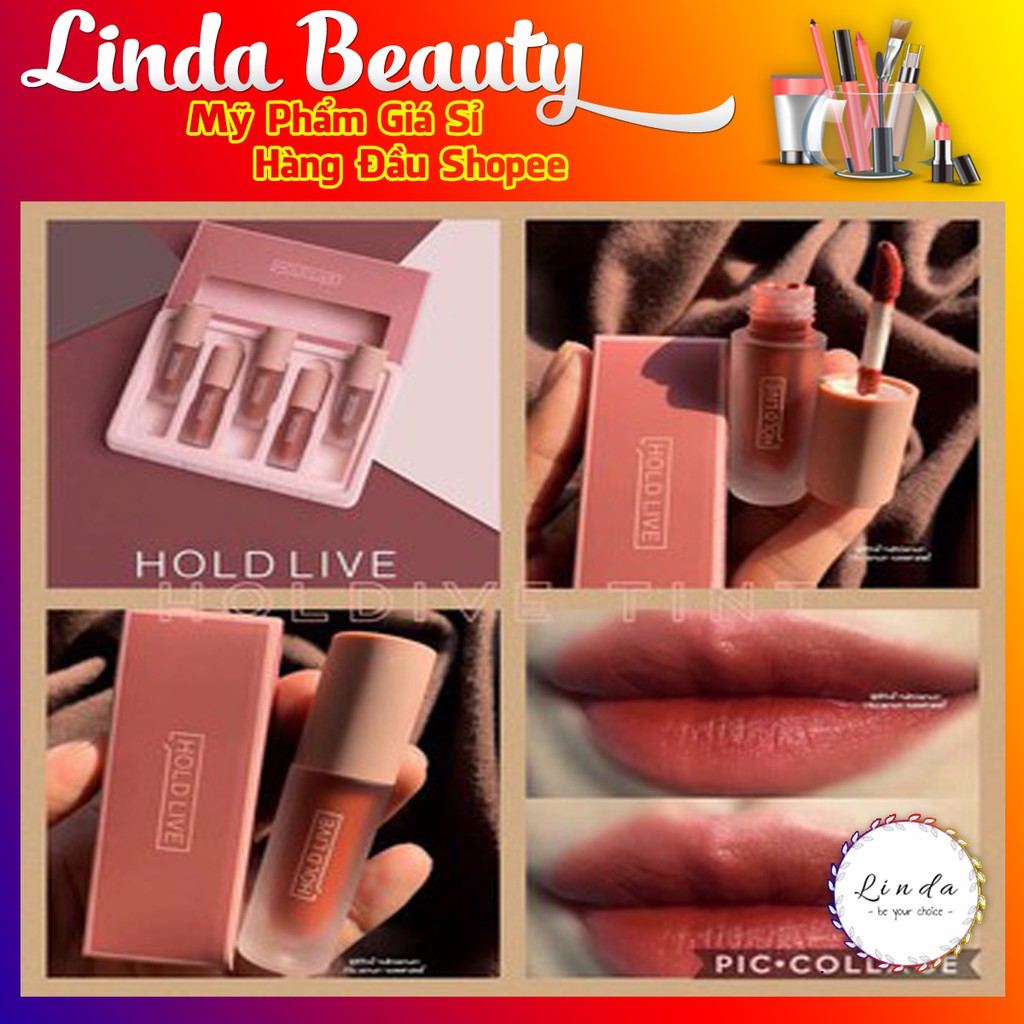 (Hót Hót) Một Set 5 Cây Son Kem Nhung Hold Live Light Matte Lip Glaze Suit | BigBuy360 - bigbuy360.vn