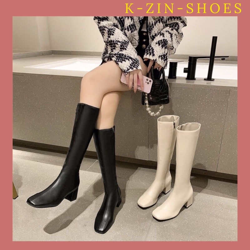 BỐT DA NỮ CAO CỔ ĐẾN ĐẦU GỐI ĐẾ CAO 5P DỄ MIX ĐỒ HÀNG QUẢNG CHÂU - CÓ VIDEO VÀ ẢNH CHUP