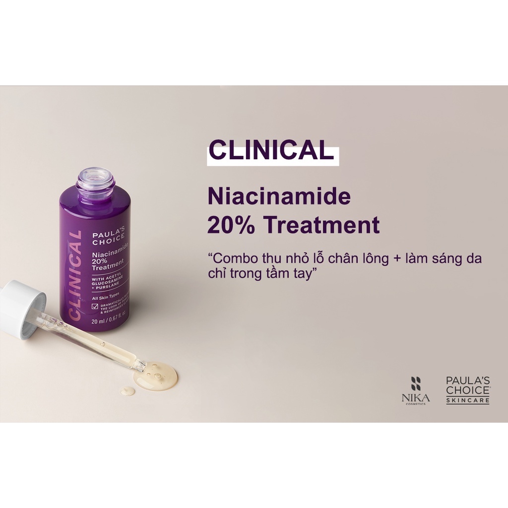 Tinh chất dưỡng da PLC Niacinamide 20%