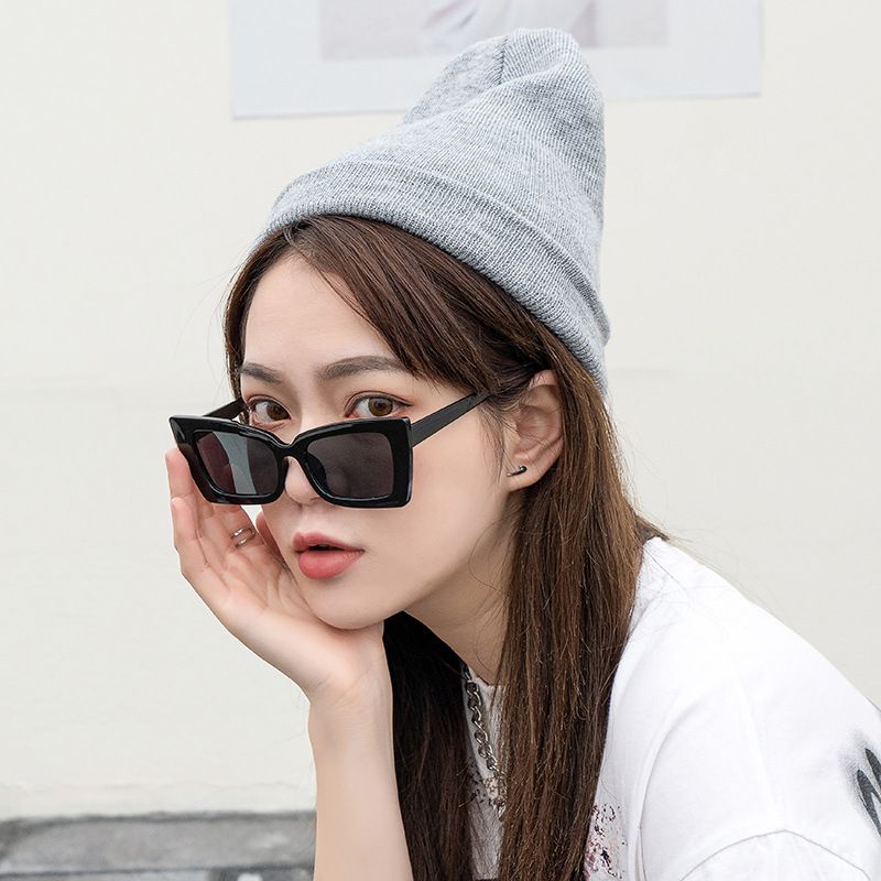 Kính mát nữ nam gọng vuông ngầu thời trang hàn quốc chống nắng phong cách K4